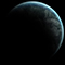 The planet matte painting from shots 01 and 02 of my demo reel.